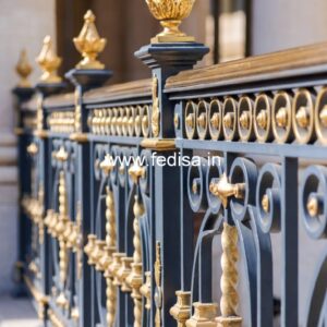 Antique Brass Stair Railing Design For Royal Homes House Window Design Grill