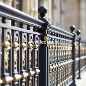 Modern Brass Staircase Railing With Premium Look Grill Gate Grill Gate