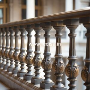 Premium Brass Railing Design For Designer Homes House Window Grill Color