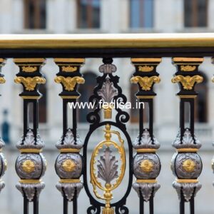 Contemporary Brass Railing Design For Luxury Homes Jangla Ka Grill Ka Design