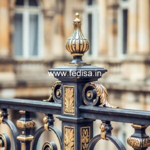 Modern Luxury Brass Staircase Railing Inspiration Iron Simple Grill Design