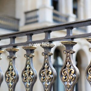 Traditional Brass Handrail Design Ideas Home Front Gallery Grill Design