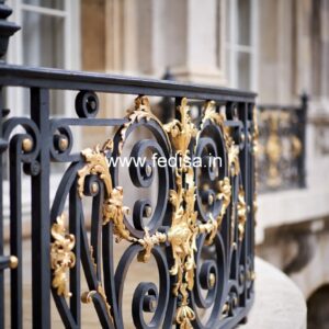 Premium Brass Railing Supplier & Exporter Round Khidki Design