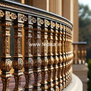 Best Brass Balcony Railing Design For Homes Window Grill Vertical Design