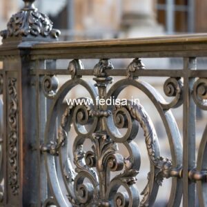Decorative Brass Stair Railing For Villas Grill Ka Gate Ka Design