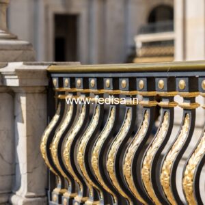 Brass Railing Design For Modern Interior Decoration Powder Coated Window Grill