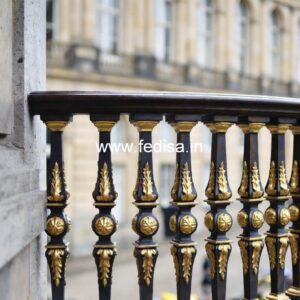 Stylish Brass Staircase Railing Design Balcony Grill Cover Design