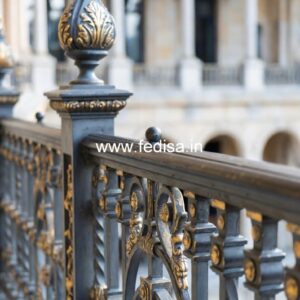 Brass Balcony Railing With Decorative Pattern Balcony Wall Grill Design