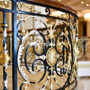 Premium Brass Balcony Railing Design Ideas Square Type Window Grill Design
