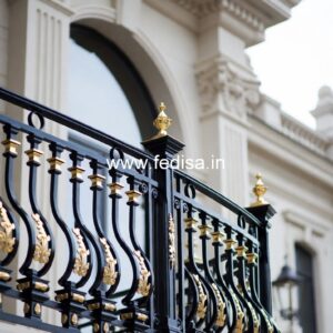 Modern Brass Railing Design For Homes Loha Gate Grill Design