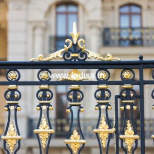 Brass Railing Design For Luxury Villas Window Flower Grill Design