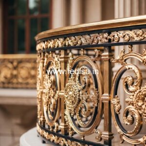 Modern Brass Balcony Railing Design Window Grill Best Design