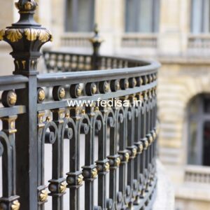 High Quality Brass Balcony Railing For Home Exterior Window Sliding Grill Design