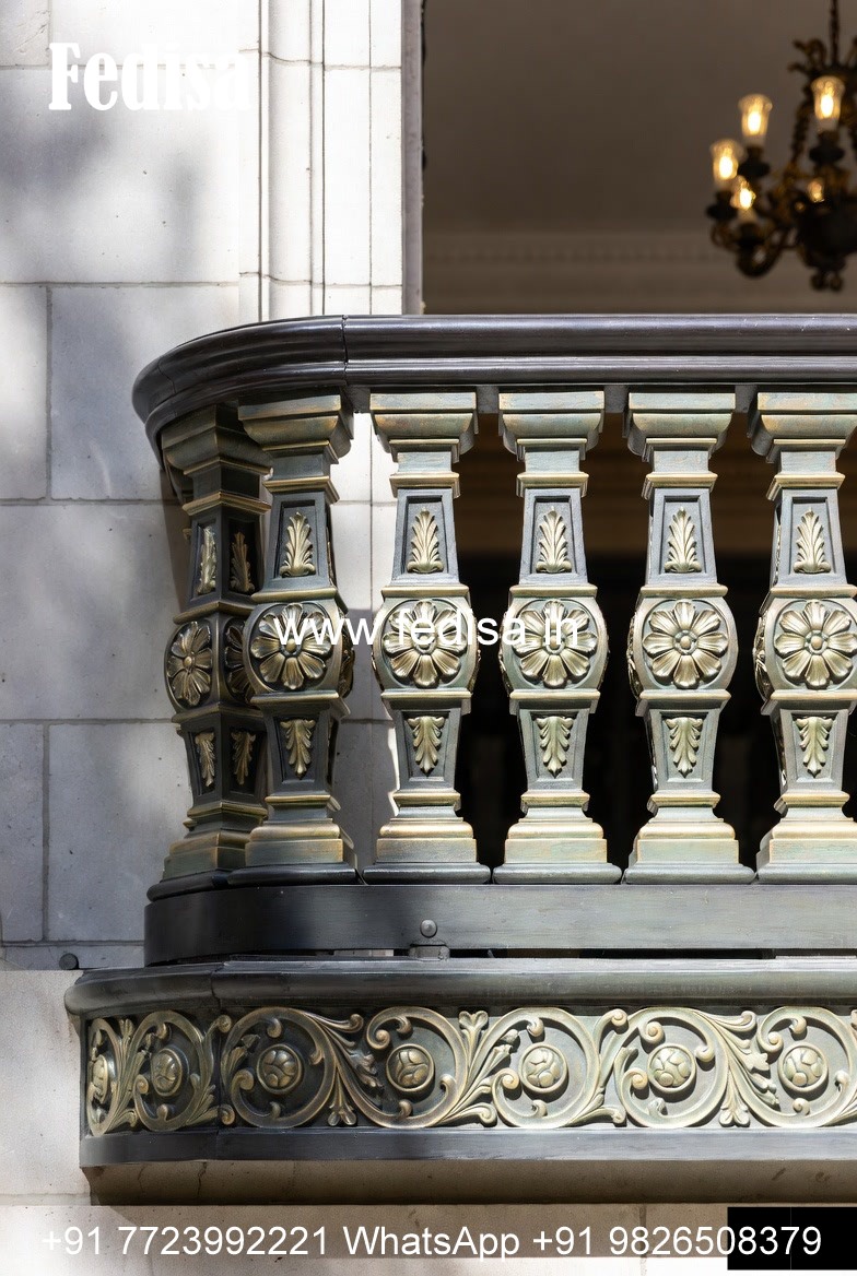 Decorative Brass Balcony Railing For Luxury Homes Latest Boundary Wall Grill Design
