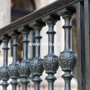 Classic Brass Railing Design For Interior Spaces Main Grill Design For Home