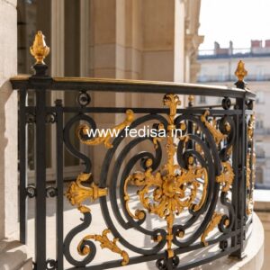 Decorative Brass Stair Railing With Unique Style Steel Ki Window Grill
