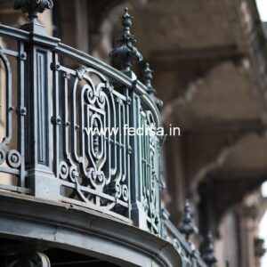 Antique Brass Staircase Railing For Royal Homes Grill Design With Square Bar