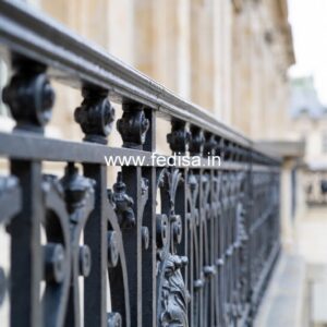 Brass Balcony Railing Design With Luxury Touch Half Door Grill Design