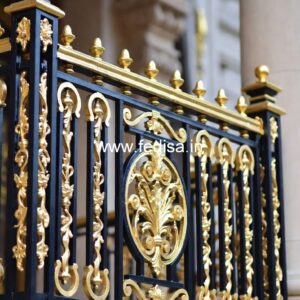 Decorative Brass Balcony Railing For Interior Design Box Grill Window Design