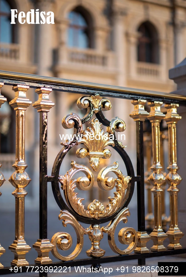 Premium Brass Handrail Design For Modern Spaces Home Iron Window Design