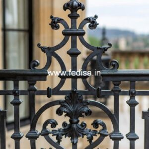 Luxury Brass Balcony Railing With Designer Finish Steel Window Simple Design