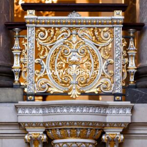 Premium Brass Balcony Railing With Fine Finish Grill Patterns For Houses