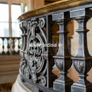 Brass Balcony Railing Design For Elegant Spaces Simple MS Grill Design