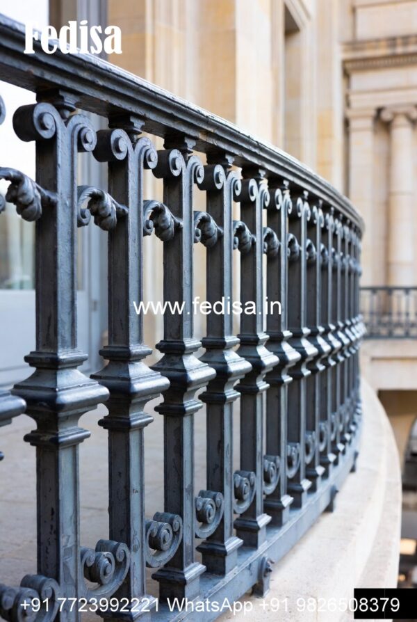 Premium Brass Staircase Railing With Fine Craftsmanship New Grill ...