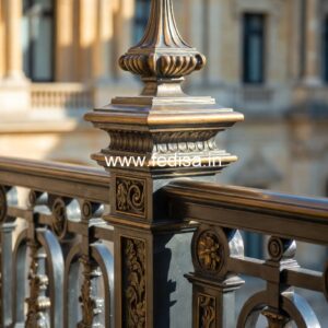 Antique Brass Balcony Railing Design For Interiors Nice Grill Design