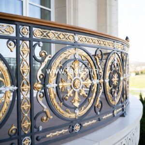 Premium Brass Handrail Design For Elegant Homes Window Grill Design For Modern House