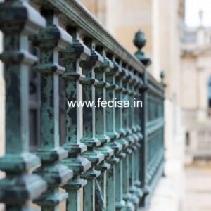 Modern Brass Balcony Railing With Elegant Appeal Door Khidki Design