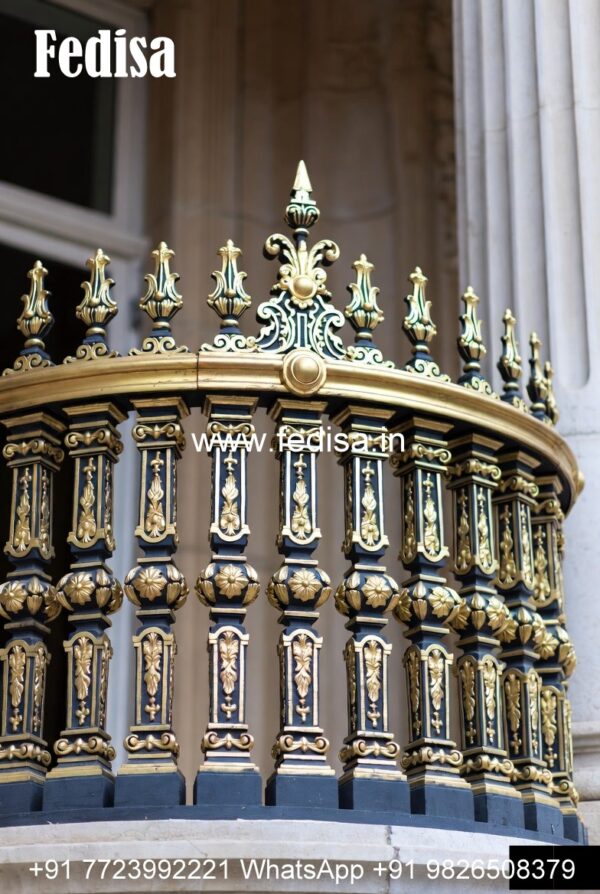 Window Railing Old Type Antique Brass Balcony Railing With Classic Style Window Grill Ke Design ...