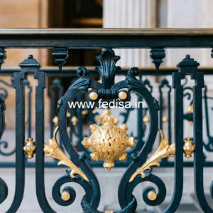 Modern Brass Railing Design For Stylish Spaces Window Grill Design Horizontal