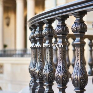 Luxury Brass Railing Design With Elegant Touch Latest Ss Grill Design