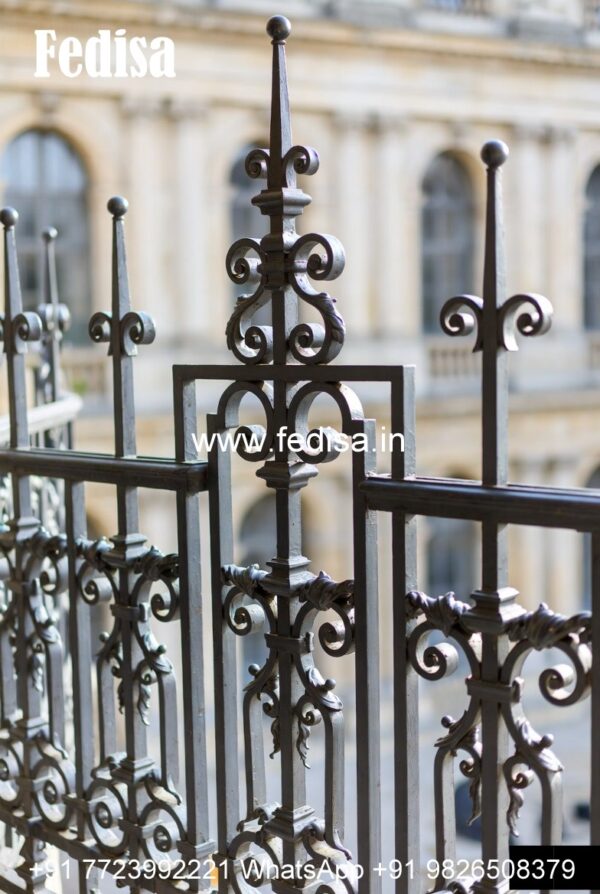 High End Railing Design Elegant Brass Railing Design For High-end Homes Grill Door Paint Design ...