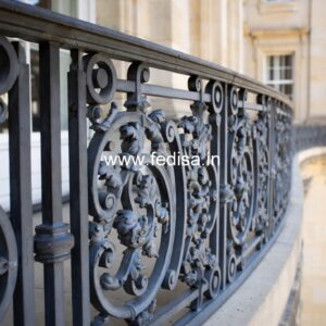 Modern Brass Railing Design With Decorative Patterns Simple Small Gate Grill Design