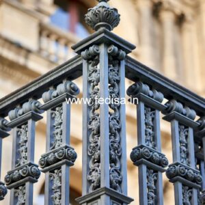 Decorative Brass Staircase Railing For Interior Design Square Window Grill