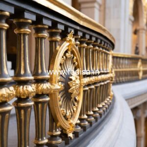 Brass Railing Design With Premium Decorative Finish Window Aluminum Grill Design