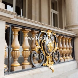 Classic Brass Balcony Railing Design Collection Window Grill Design 2026 Latest Price