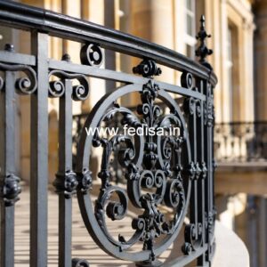 Modern Brass Railing Design With Stylish Finish Grill Design For Home Windows