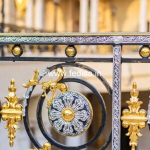 Royal Style Brass Railing Design Ideas Modern Window Grill Design For Sliding Window