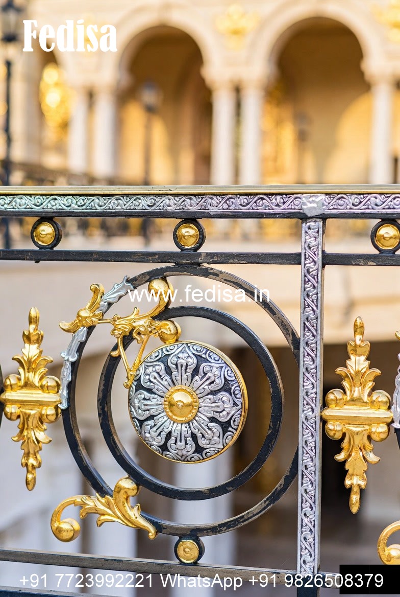 Royal Style Brass Railing Design Ideas Modern Window Grill Design For Sliding Window