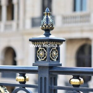 Elegant Brass Balcony Railing With Designer Look Simple Door Grill Design Catalog