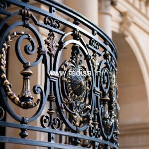 Luxury Brass Stair Railing For Royal Homes Designer Railings And Grills