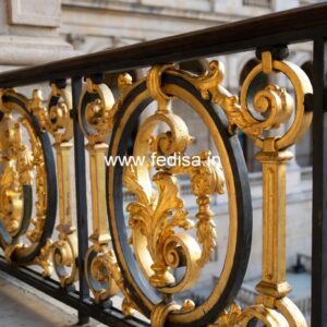 Decorative Brass Balcony Railing Design Ideas Black Grill Design