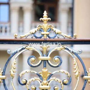 Custom Brass Balcony Railing Design Modern Iron Grill Design For Balcony