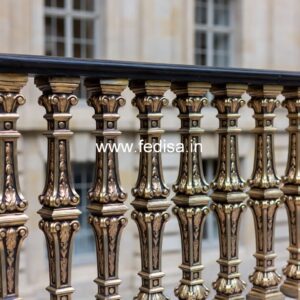 Premium Brass Railing Design For Villas Modern Main Grill Gate Design