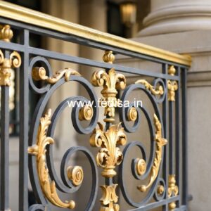 Designer Brass Staircase Railing Ideas Window Outer Grill Design