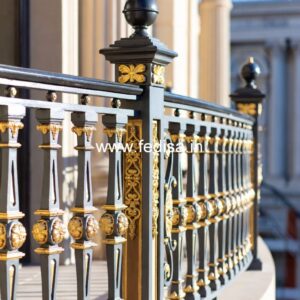 Luxury Brass Stair Railing Ideas Boundary Wall Top Grill
