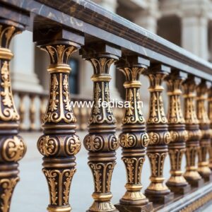 Designer Brass Stair Railing For Contemporary Spaces Grill Design Simple Window